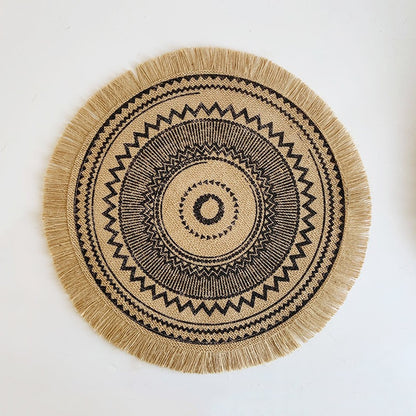 Minimalist vintage cup mat