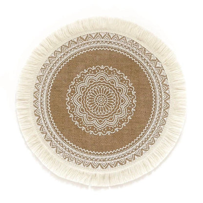 Minimalist vintage cup mat