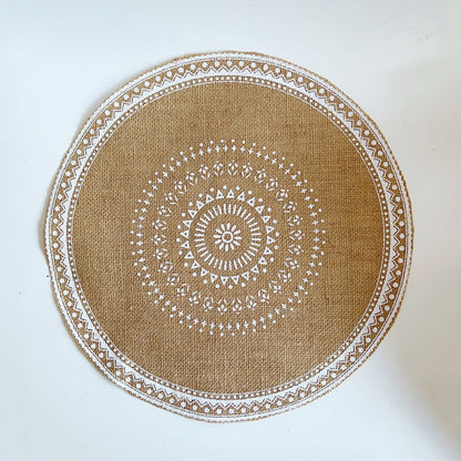 Minimalist vintage cup mat