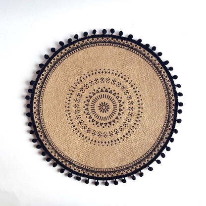 Minimalist vintage cup mat