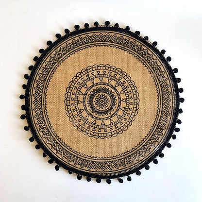 Minimalist vintage cup mat